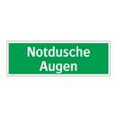 Notdusche Augen