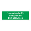 Sammelstelle für Menschen mit Behinderungen