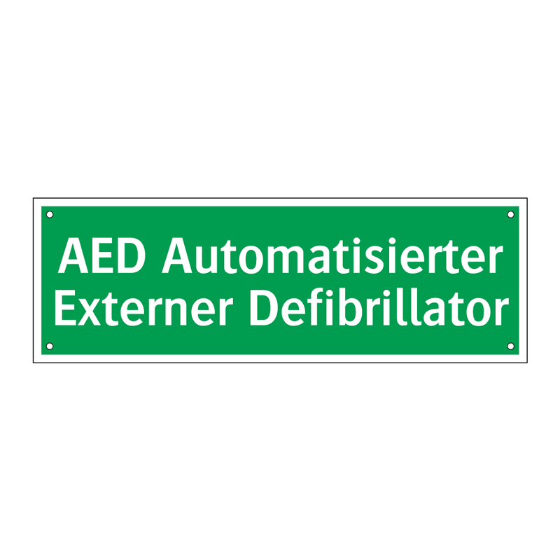 AED Automatisierter Externer Defibrillator