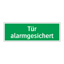 Tür alarmgesichert