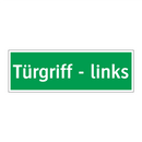 Türgriff - links