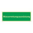 Wasserrettungsausrüstung