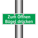 Zum Öffnen Bügel drücken