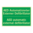 AED Automatisierter Externer Defibrillator /.../ - AED automatic external defibrillator /.../