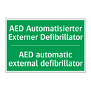 AED Automatisierter Externer Defibrillator /.../ - AED automatic external defibrillator /.../