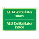 AED-Defibrillator innen - AED Defibrillator inside