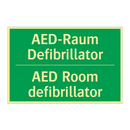 AED-Raum Defibrillator - AED Room defibrillator