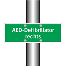 AED-Defibrillator rechts