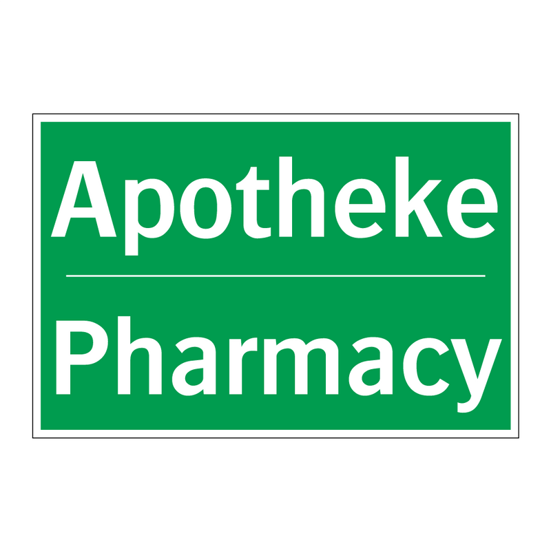 Apotheke - Pharmacy