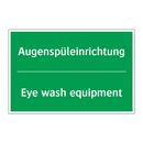 Augenspüleinrichtung - Eye wash equipment