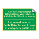 Automatisierter externer Defibrillator /.../ - Automated external defibrillator /.../