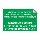 Automatisierter externer Defibrillator /.../ - Automated external defibrillator /.../