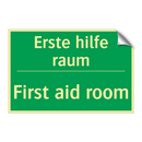 Erste hilfe raum - First aid room