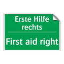 Erste Hilfe rechts - First aid right