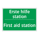 Erste hilfe station - First aid station
