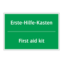 Erste-Hilfe-Kasten - First aid kit