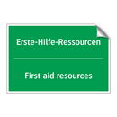 Erste-Hilfe-Ressourcen - First aid resources