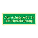 Atemschutzgerät für Notfallevakuierung