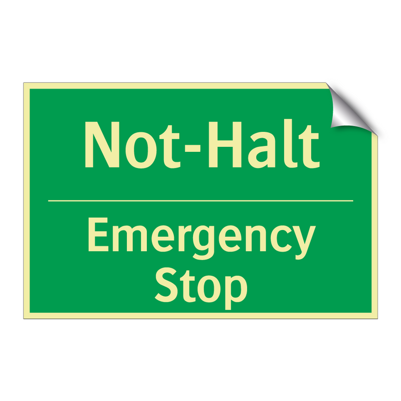 Not-Halt - Emergency Stop