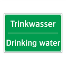 Trinkwasser - Drinking water