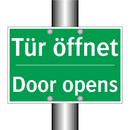 Tür öffnet - Door opens