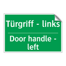 Türgriff - links - Door handle - left