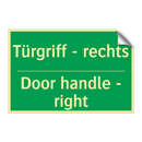 Türgriff - rechts - Door handle - right