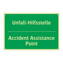 Unfall-Hilfsstelle - Accident Assistance Point