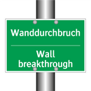 Wanddurchbruch - Wall breakthrough