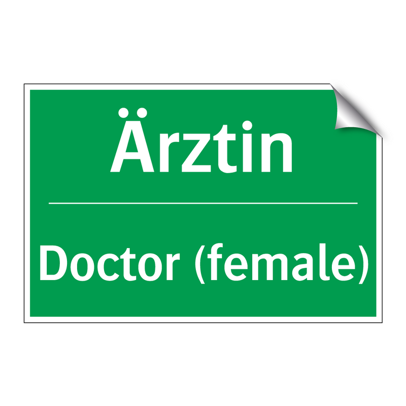 Ärztin - Doctor (female)