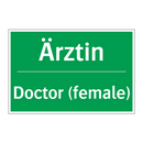 Ärztin - Doctor (female)