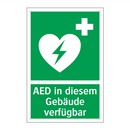 AED in diesem Gebäude verfügbar