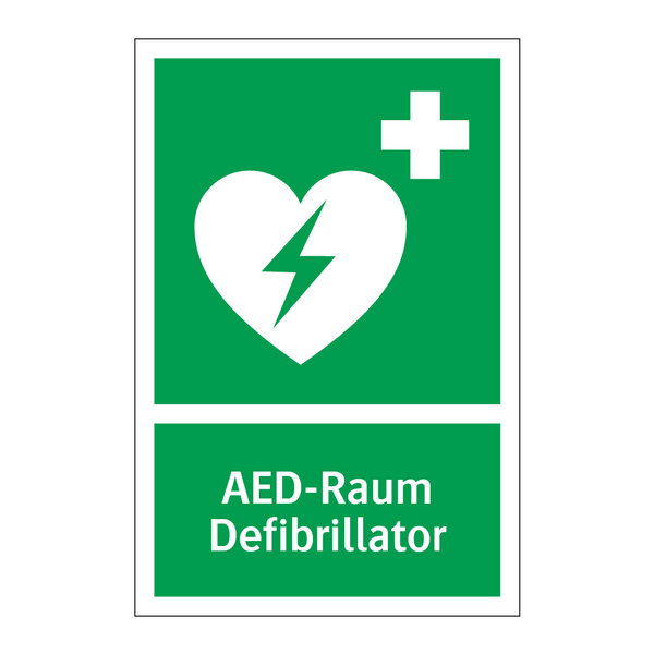 AED-Raum Defibrillator