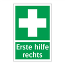 Erste Hilfe rechts