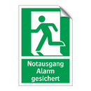 Notausgang Alarm gesichert