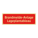 Brandmelde-Anlage Lageplantableau