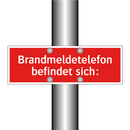 Brandmeldetelefon befindet sich: