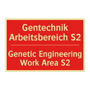 Gentechnik Arbeitsbereich S2 - Genetic Engineering Work Area /.../
