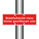 Brandschutztür muss immer geschlossen sein