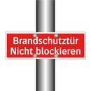 Brandschutztür Nicht blockieren