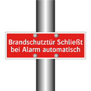 Brandschutztür Schließt bei Alarm automatisch
