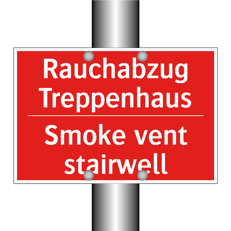 Rauchabzug Treppenhaus - Smoke vent stairwell