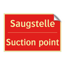 Saugstelle - Suction point