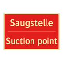 Saugstelle - Suction point