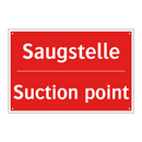 Saugstelle - Suction point