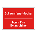 Schaumfeuerlöscher - Foam Fire Extinguisher
