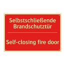 Selbstschließende Brandschutztür/.../ - Self-closing fire door