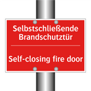 Selbstschließende Brandschutztür/.../ - Self-closing fire door