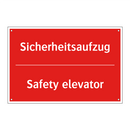 Sicherheitsaufzug - Safety elevator
