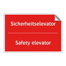 Sicherheitselevator - Safety elevator